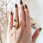 New ☆新作☆お花を閉じ込めたtwinkle ring
