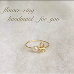 シンプルflowerring(ˊ˘ˋ*)✧‧˚