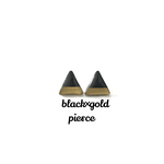 【感謝価格‼︎】black×gold pierce【お気に入り100件‼︎】