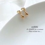 new!!2017【noblehi】mini Elegant drop ピアス/ノンホールイヤリング＊受注製作＊