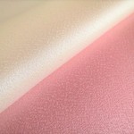 🐇桃色ぼかし 正絹緞子 八掛生地 丹後ちりめん No.38-1【58cm×35cm】振袖仮絵羽の解き 和布 生地 はぎれ リメイク素材 silk100%