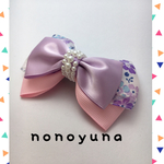春の新作♫入園入学に♫パール＆お花のヘアクリップ
