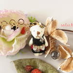 saly☆ぬいぐるみクマさんのバッグチャーム