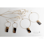 べっ甲×フープ✳︎シンプルピアス✳︎イヤリング