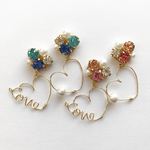 Love Heart bijou pierce or earring