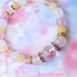 可愛く魔除け　天然石ブレスレット　パワーストーン