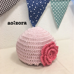 フラワー♡コットン帽子