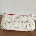 【再々…販】ぽってりポーチ＊ねこカメラ