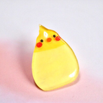 オカメインコのピンバッジ