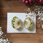 送料無料！flower×green moss  ピアス/イヤリング
