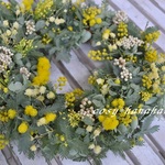 ミモザとかすみ草wreath