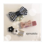 〈３個セット〉お嬢様♡のヘアクリップ