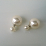 ３wayパール＆パールキャッチピアス