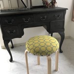 ＊新色＊スツール：mina perhonenミナペルホネン　タンバリン：イエロー×グリーン