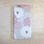 ★【受注生産】 さくらと羊   iPhoneケース（カバータイプ）