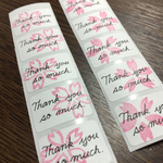 さくらひらり☆thank youシール