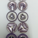 20～21ｍｍ◇10個入◇　パープル　ペアアソート春夏ボタン