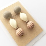 春のアンティークピンク ピアス・イヤリング