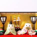 ひな祭りハムスター 羊毛フェルト 