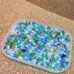 送料込！琉球ガラスのかけらSサイズ200ｇ　　R-01