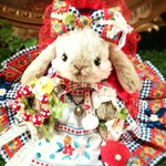 キノコ狩り☆赤ずきんうさぎ ちゃん の 着せ替え ぬいぐるみ