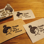 THANKYOUVERYMUCH  ＊消しゴムはんこ＊