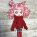 ニットワンピース（レッド）