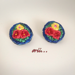 花柄ピアス