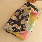 限定*ループ付*8重ガーゼハンカチタオル*monotone*メルヘンアニマル