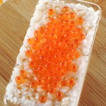【送料無料】食品サンプル　イクラ丼　iPhone7/8ケース　