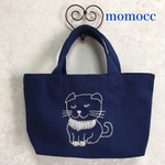 黒猫？白猫？ミニトート ランチバッグB