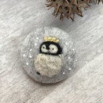 皇帝ペンギンJr. 刺繍ブローチ