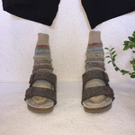 手編み靴下