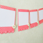 PhotoGarland＊フォトガーランド＊フォトアルバム＊ハーフバースデー＊ピンクドット