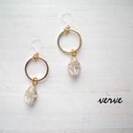 <再販>himmeli pierced earrings M (樹脂ピアス)