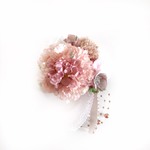 髪飾りにもなるコサージュ❀～ラナンとスイトピーと桜～