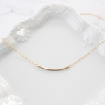 ＜14kgf＞Line tube necklace