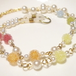 虹色Candy　パールメガネチェーン