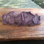 革花のバレッタ  金具7cm 薄紫
