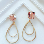結婚式💒お仕事に！スワロフスキー&重ねしずくピアス