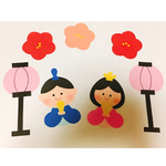 おひなさま♩壁面飾り