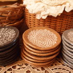 お花模様長皿2枚　B級品扱い　再販なしです）