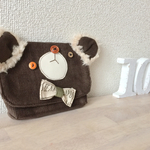 プードルファーが可愛い♡クマの移動ポケット❸
