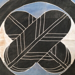 古布 難あり【送料無料】丸に違い鷹の羽