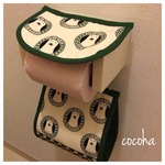 再販＊トイレットペーパーホルダーカバー/しろくま柄
