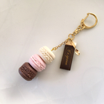 バニラ ストロベリー チョコレート3連マカロン 