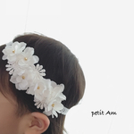 《再販》baby☆まっしろあじさいのおしゃまなヘアバンド