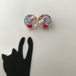 レジン✳︎スワロフスキーキャンディピアス