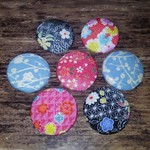 ★送料無料★京ちりめん☆くるみボタンヘアゴム☆