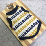くるくるボーダー♡タンクトップ　ネイビー